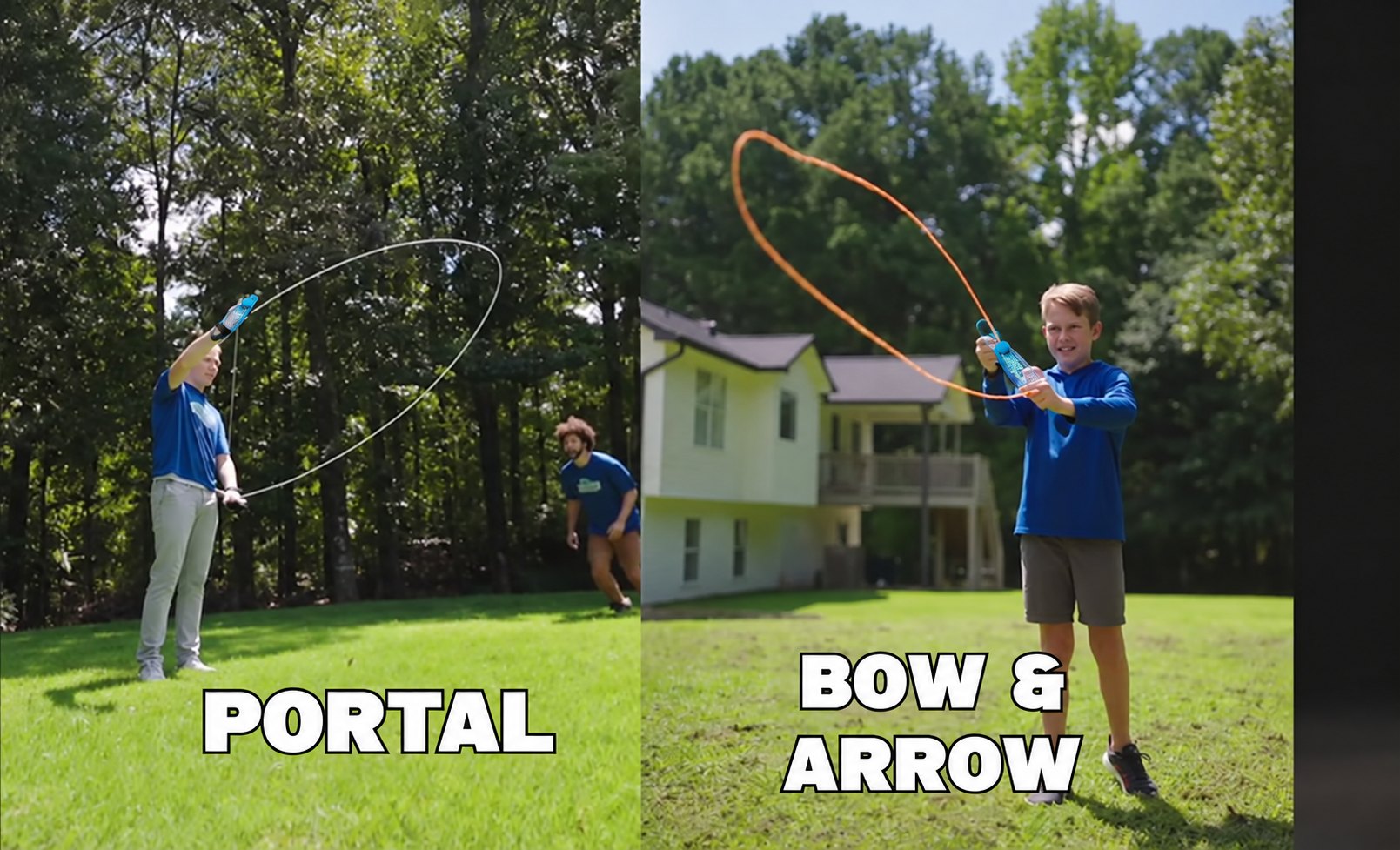 Portal and bow and arrow